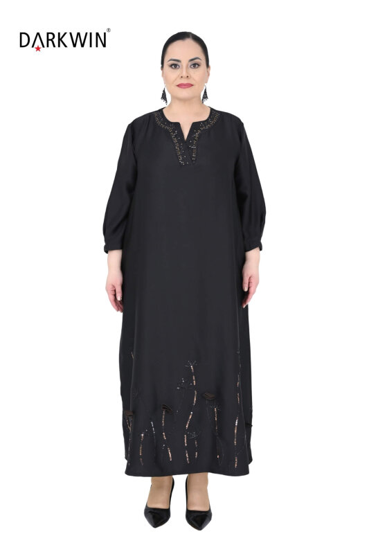 B4059 DARKWIN ELBİSE SIYAH - DARKWIN