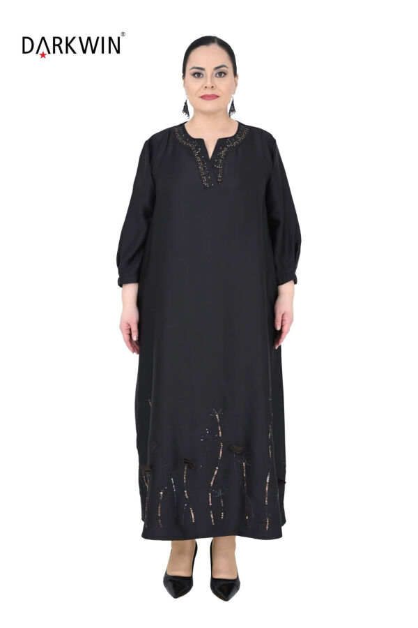 B4059 DARKWIN ELBİSE SIYAH - 1