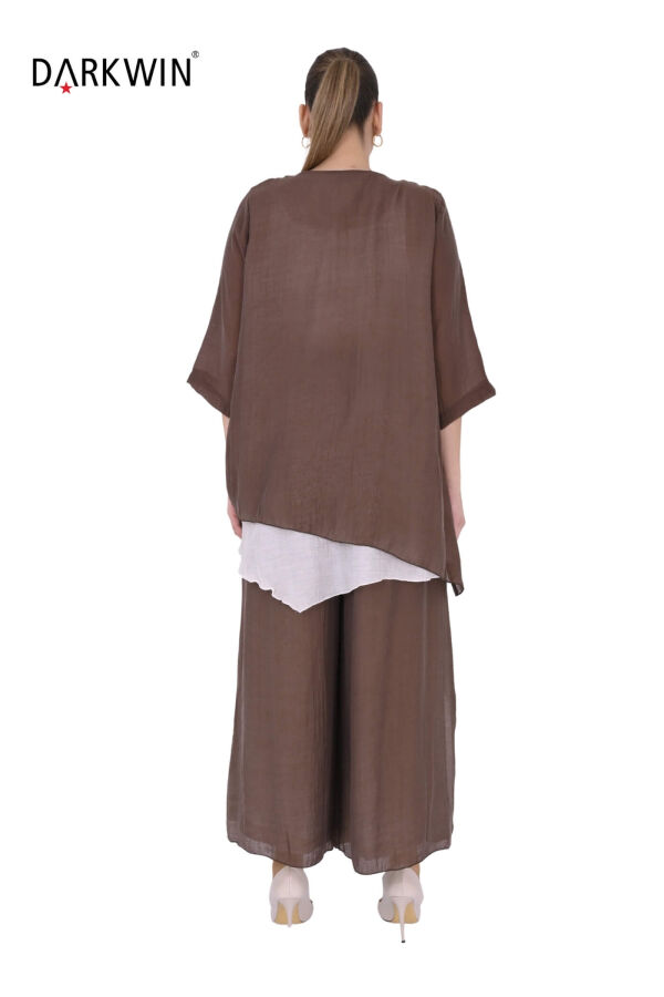 B4060 DARKWIN BLUZ-PANTOLON K.KAHVE - 3