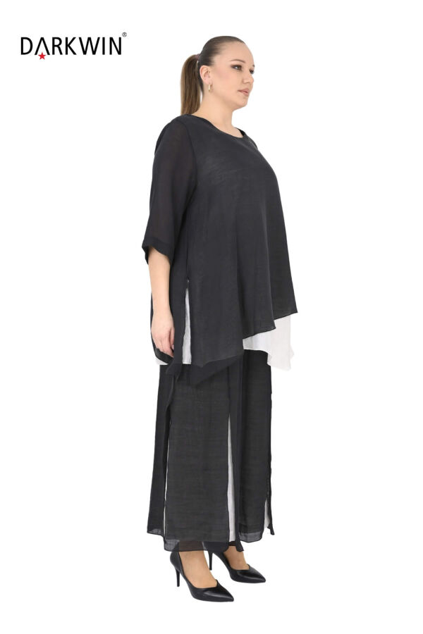 B4060 DARKWIN BLUZ-PANTOLON SIYAH - 2