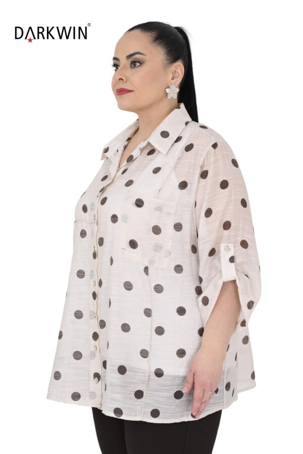 B4064 DARKWIN GÖMLEK BEJ-KAHVE - 2