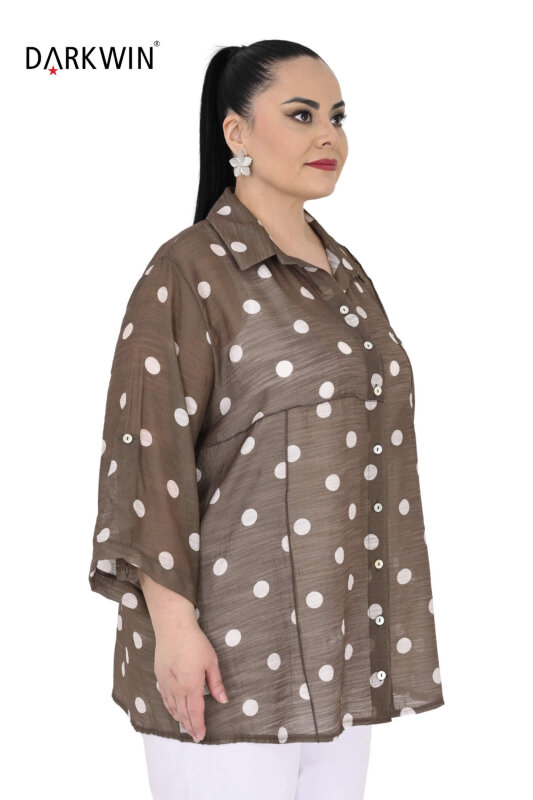 B4064 DARKWIN GÖMLEK KAHVE-BEJ - DARKWIN (1)