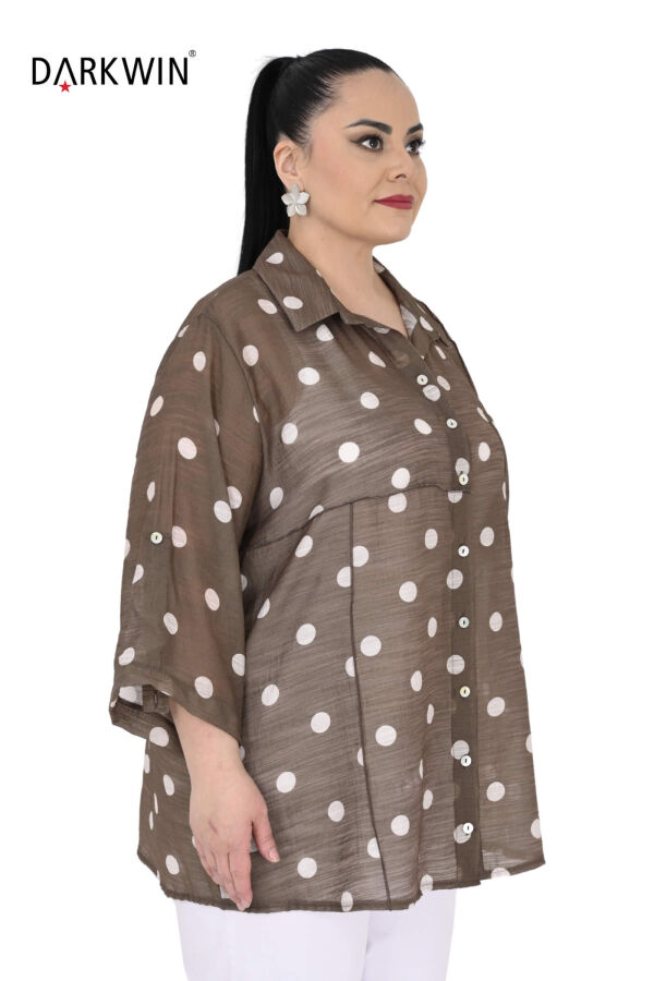 B4064 DARKWIN GÖMLEK KAHVE-BEJ - 2