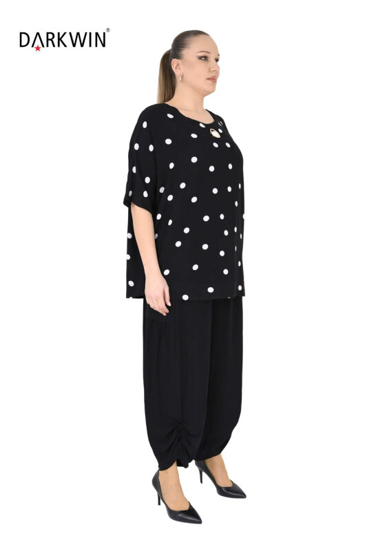 B4067 DARKWIN BLUZ-PANTOLON SIYAH - DARKWIN (1)