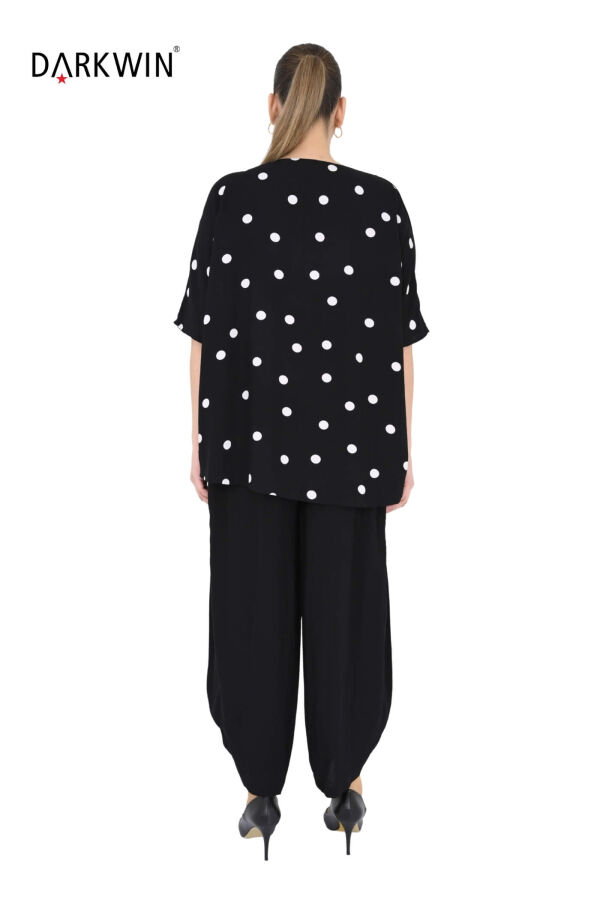 B4067 DARKWIN BLUZ-PANTOLON SIYAH - 3