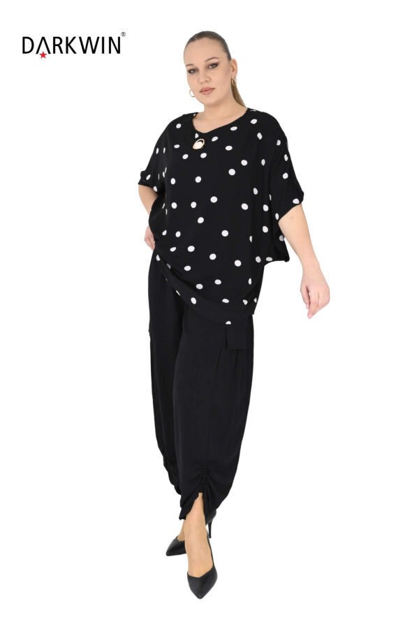 B4067 DARKWIN BLUZ-PANTOLON SIYAH - 5