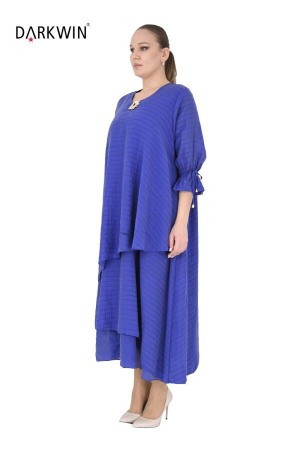 B4068 DARKWIN ELBİSE LACIVERT - 2