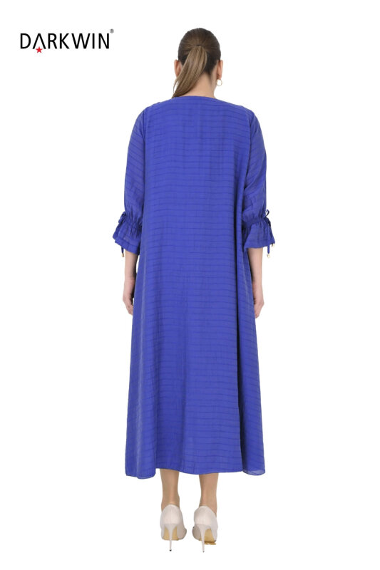 B4068 DARKWIN ELBİSE LACIVERT - 3