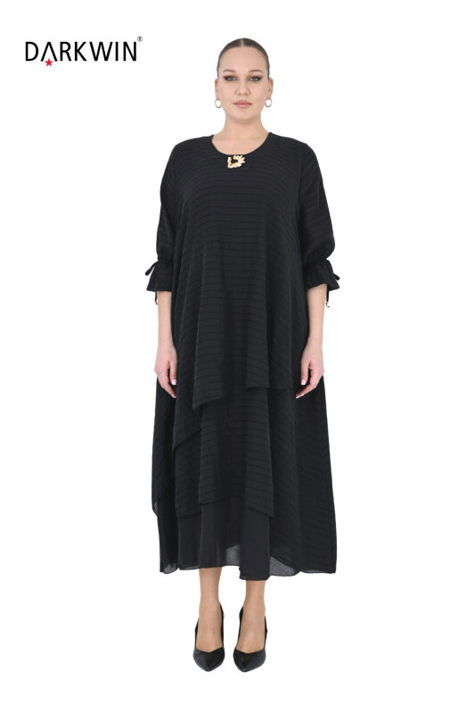 B4068 DARKWIN ELBİSE SIYAH - DARKWIN