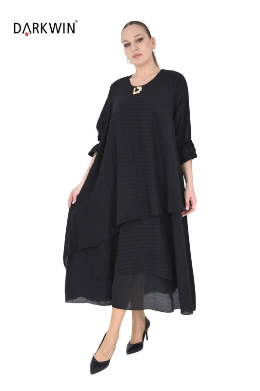 B4068 DARKWIN ELBİSE SIYAH - 4