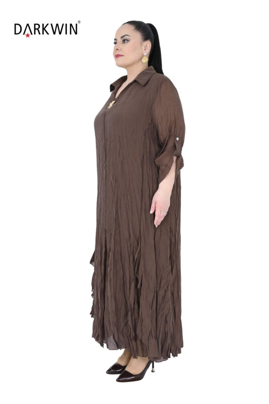 B4069 DARKWIN ELBİSE K.KAHVE - DARKWIN (1)