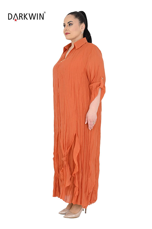 B4069 DARKWIN ELBİSE ORANGE - 2