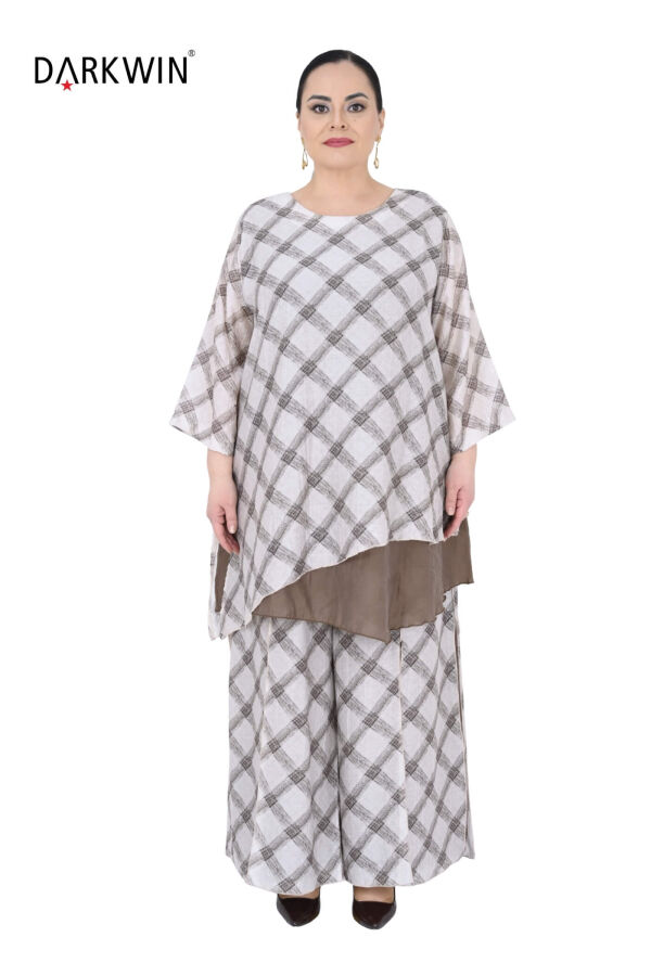 B4071 DARKWIN BLUZ-PANTOLON BEJ - 1