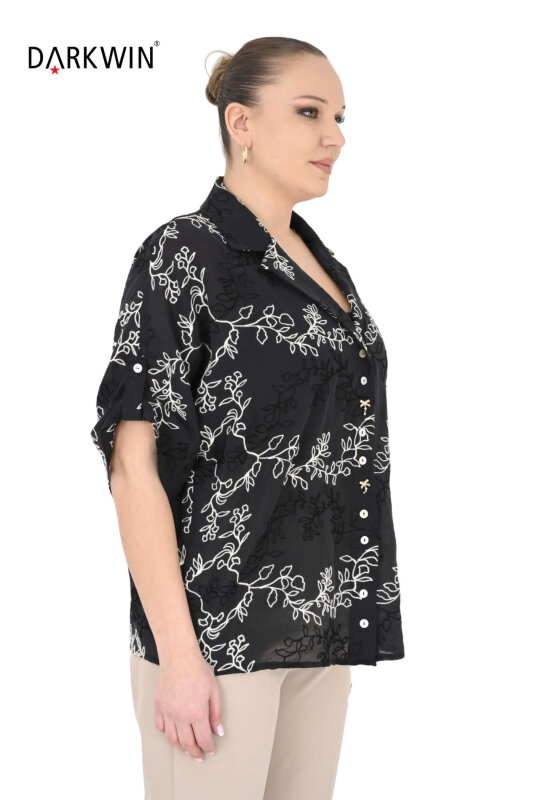 B4072 DARKWIN GÖMLEK SIYAH - DARKWIN (1)