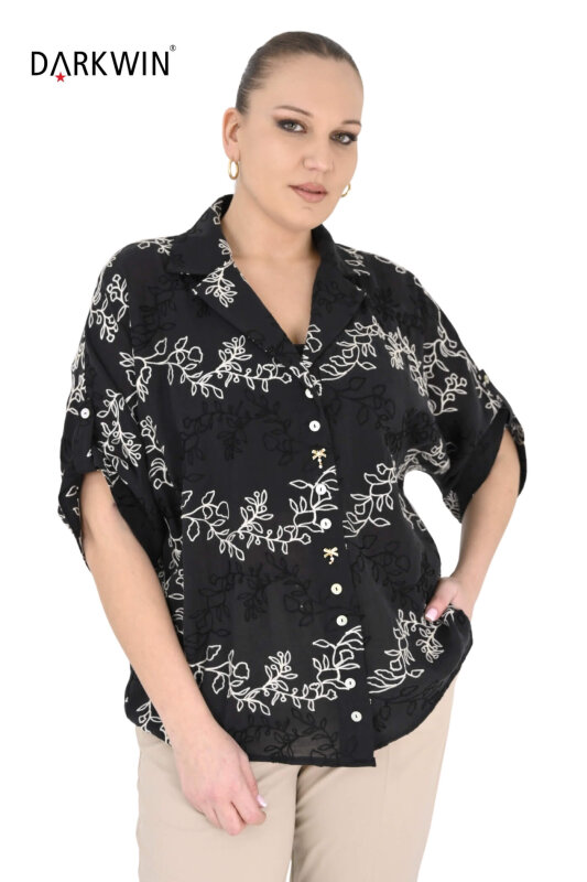 B4072 DARKWIN GÖMLEK SIYAH - 4