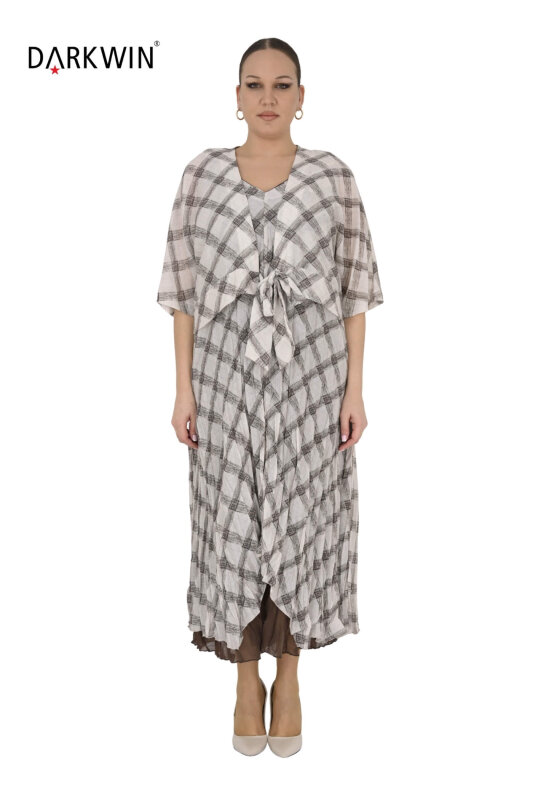 B4074 DARKWIN ELBİSE 2 Lİ BEJ - 1