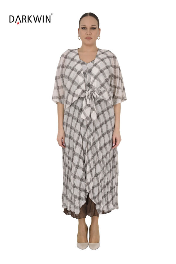 B4074 DARKWIN ELBİSE 2 Lİ BEJ - 1