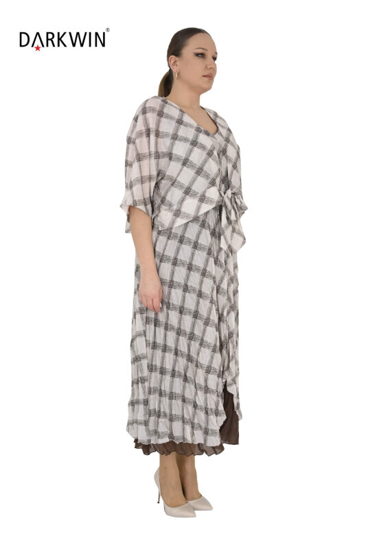 B4074 DARKWIN ELBİSE 2 Lİ BEJ - 2