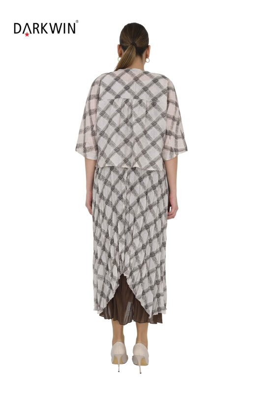 B4074 DARKWIN ELBİSE 2 Lİ BEJ - 3