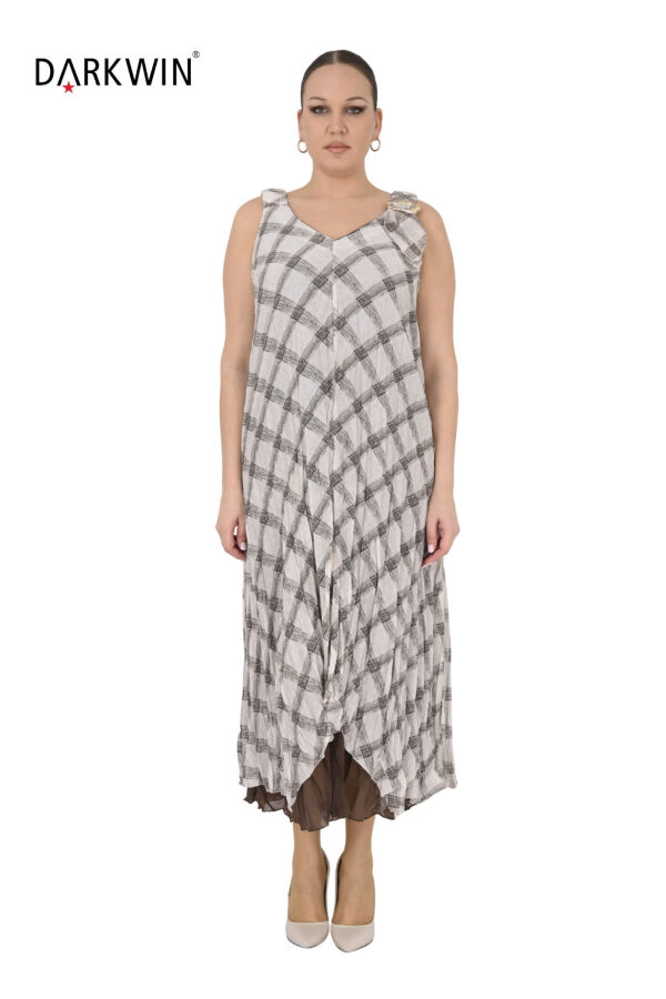 B4074 DARKWIN ELBİSE 2 Lİ BEJ - 6