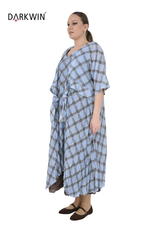 B4074 DARKWIN ELBİSE 2 Lİ MAVI - 2