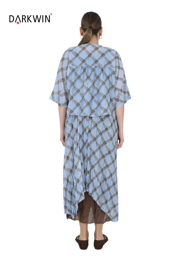 B4074 DARKWIN ELBİSE 2 Lİ MAVI - 3