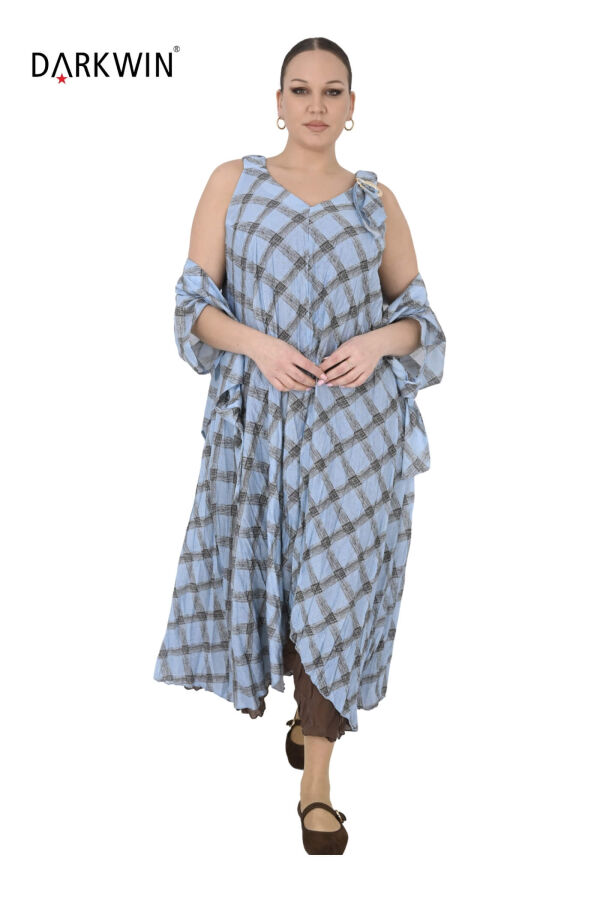 B4074 DARKWIN ELBİSE 2 Lİ MAVI - 4