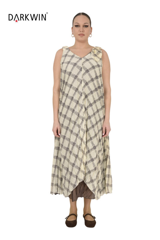 B4074 DARKWIN ELBİSE 2 Lİ SARI - 4