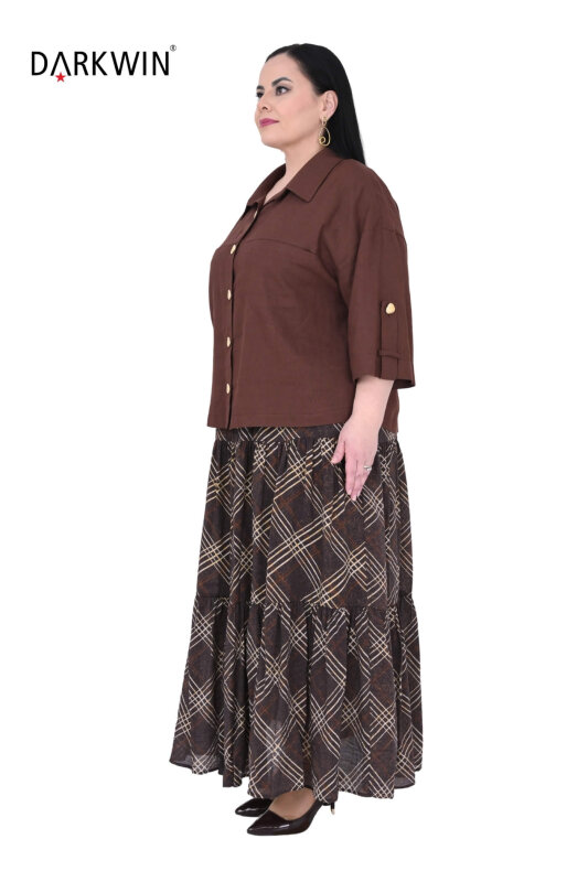 B4075 DARKWIN GÖMLEK-ETEK KAHVE - DARKWIN (1)