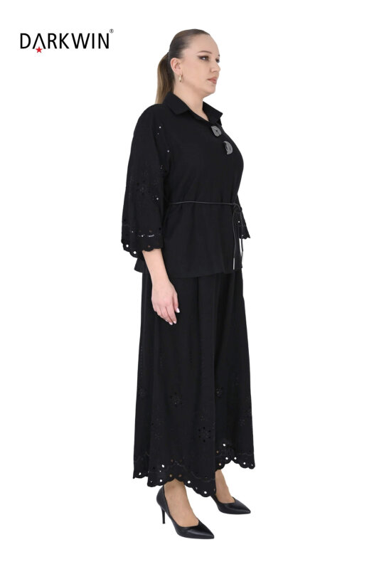 B4077 DARKWIN GÖMLEK-PANTOLON SIYAH - DARKWIN (1)