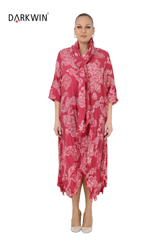 B4079 DARKWIN ELBİSE NAR - DARKWIN