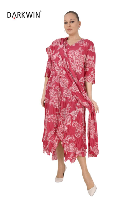 B4079 DARKWIN ELBİSE NAR - 4