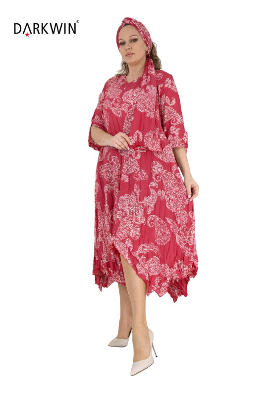 B4079 DARKWIN ELBİSE NAR - 5