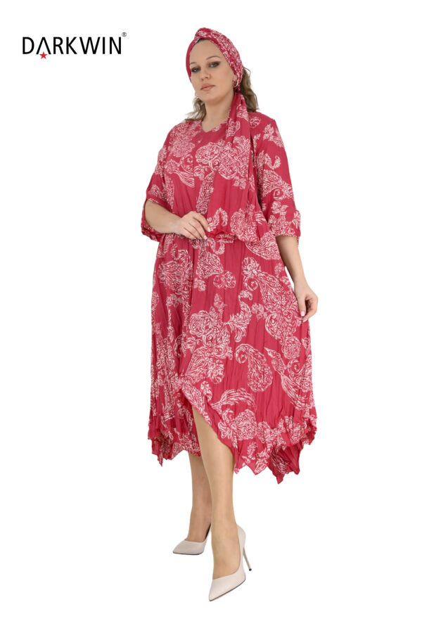 B4079 DARKWIN ELBİSE NAR - 5