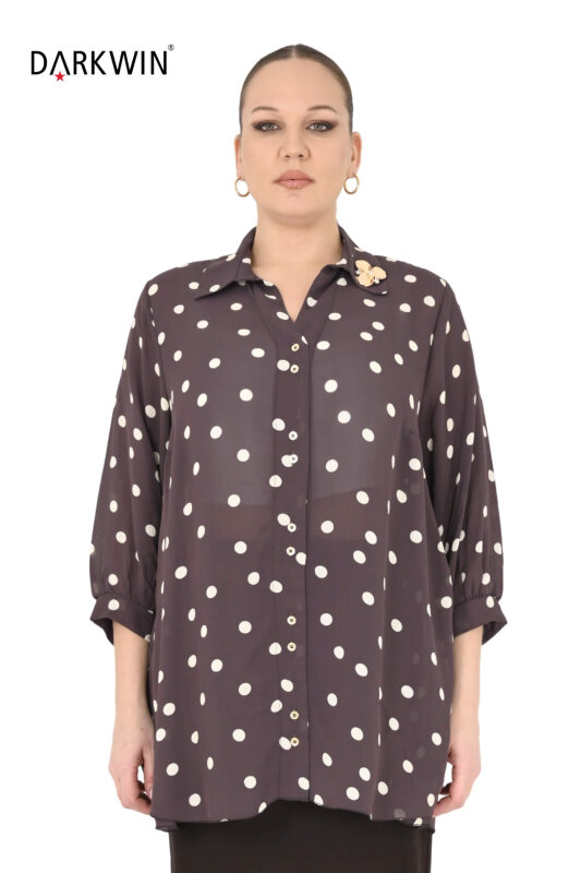 B4080 DARKWIN GÖMLEK KAHVE - DARKWIN