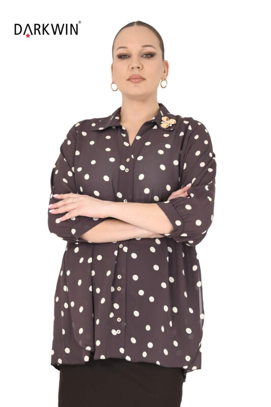 B4080 DARKWIN GÖMLEK KAHVE - 4