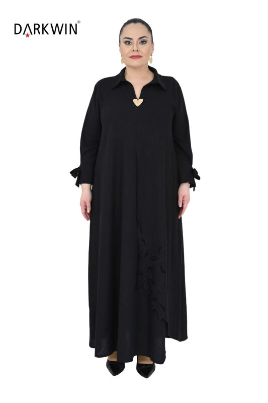 B4081 DARKWIN ELBİSE SIYAH - DARKWIN