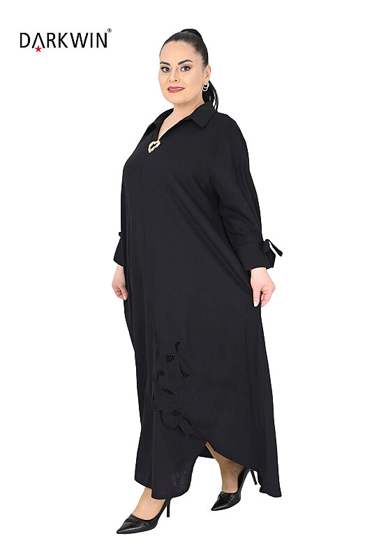 B4081 DARKWIN ELBİSE SIYAH - 8