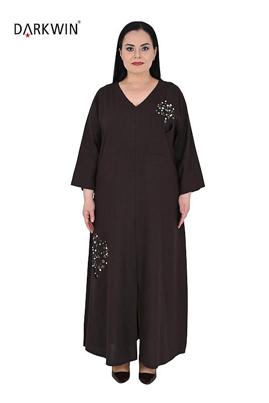 B4083 DARKWIN ELBİSE K.KAHVE - DARKWIN (1)
