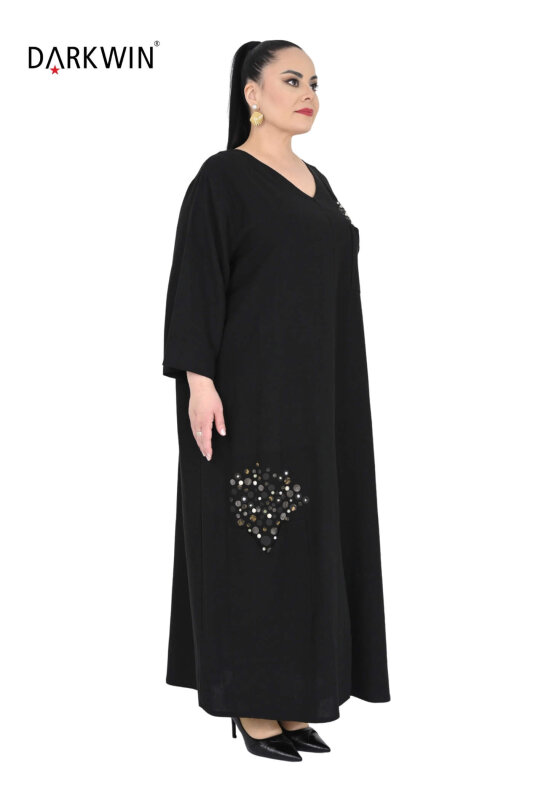 B4083 DARKWIN ELBİSE SIYAH - DARKWIN (1)