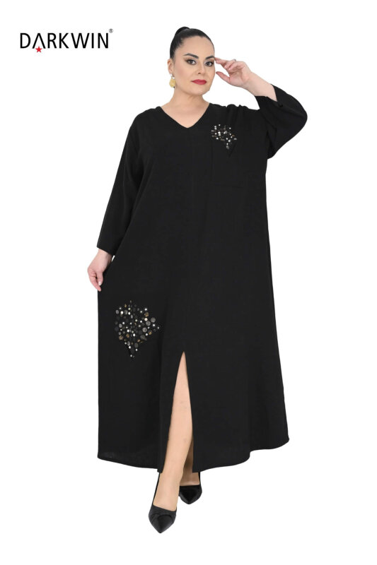 B4083 DARKWIN ELBİSE SIYAH - 4