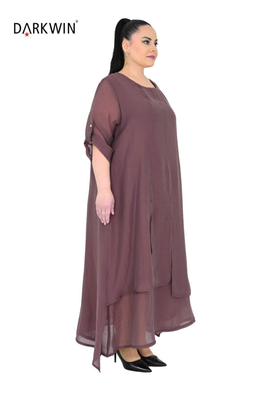 B4084 DARKWIN ELBİSE KAHVE - DARKWIN (1)