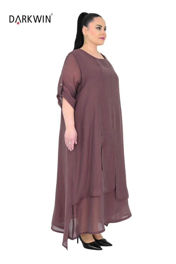 B4084 DARKWIN ELBİSE KAHVE - 2