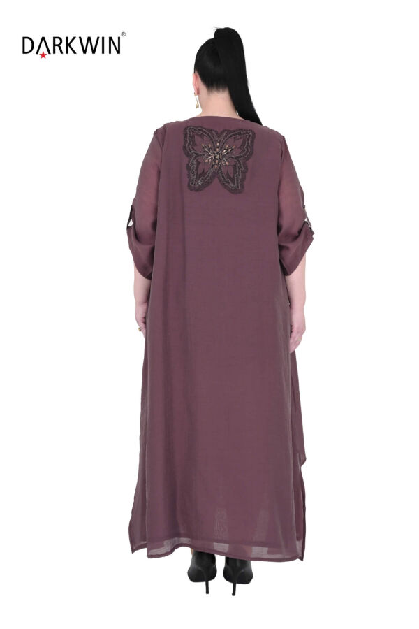 B4084 DARKWIN ELBİSE KAHVE - 3