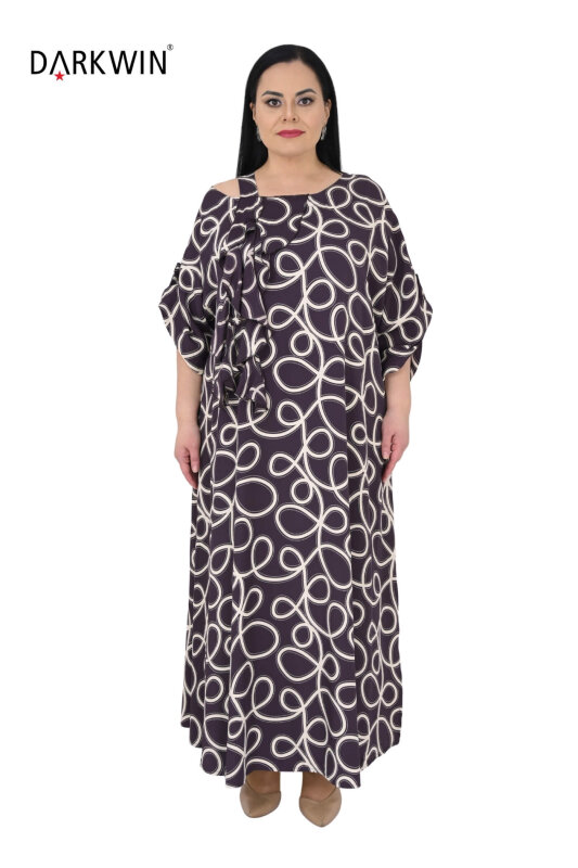 B4086 DARKWIN ELBİSE KAHVE - DARKWIN