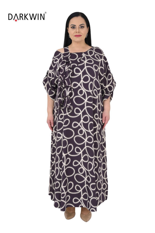 B4086 DARKWIN ELBİSE KAHVE - 1