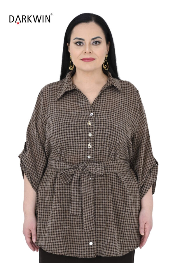 B4088 DARKWIN GÖMLEK KAHVE - 1