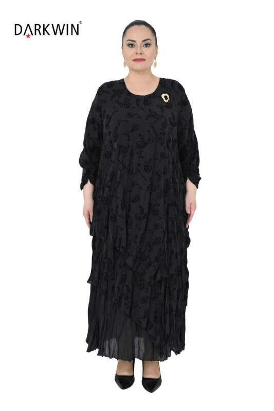 B4089 DARKWIN ELBİSE SIYAH - DARKWIN