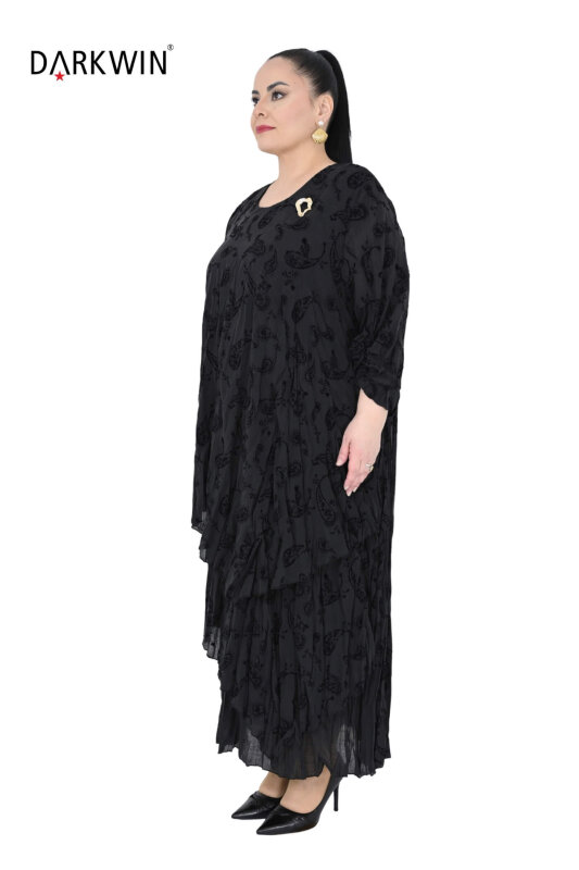 B4089 DARKWIN ELBİSE SIYAH - DARKWIN (1)