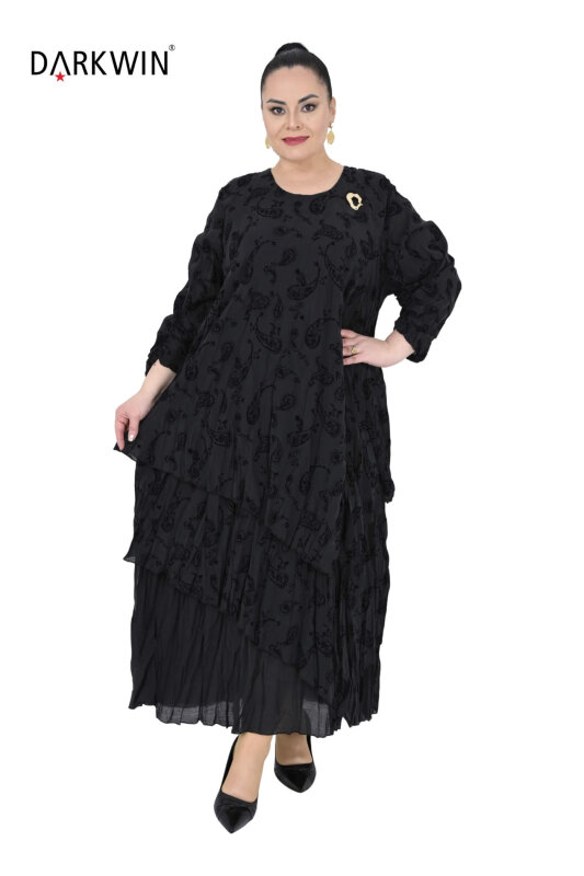 B4089 DARKWIN ELBİSE SIYAH - 4